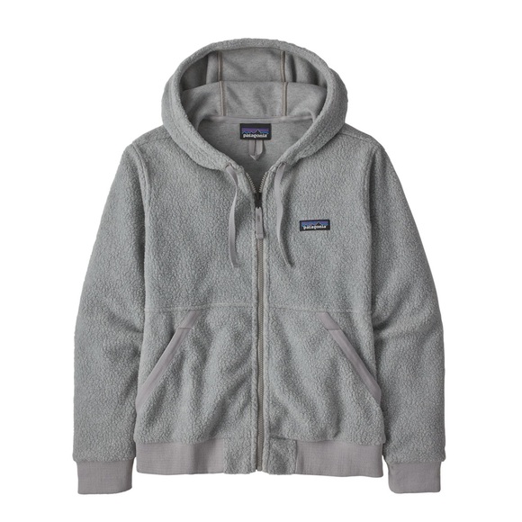 Patagonia Tops - Patagonia Women's Shearling Hoody - Salt Grey - Large